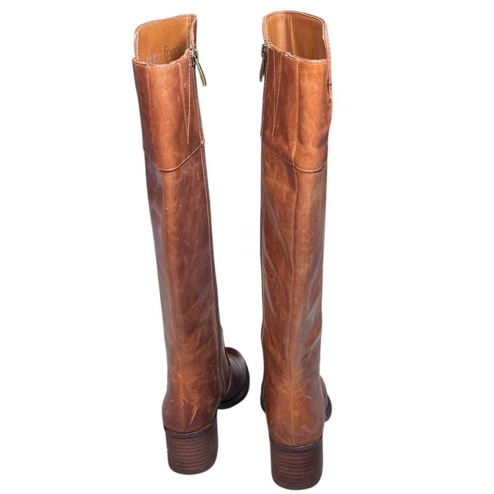 Franco Sarto Leather Riding Style Boots with block heel - Picture 8 of 10